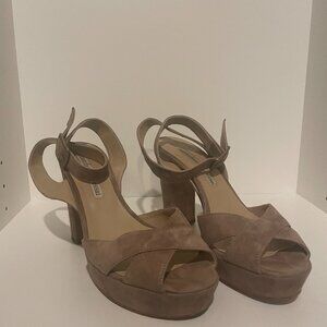 Manufacture D'essai strap sandal heel